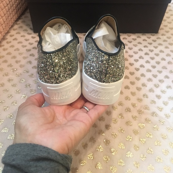 Platform Sneakers ✨Sparkly  size 6.5 NWT - Picture 2 of 8